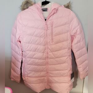 Eddie Bauer Girls' Light Pink Coat - Size Large